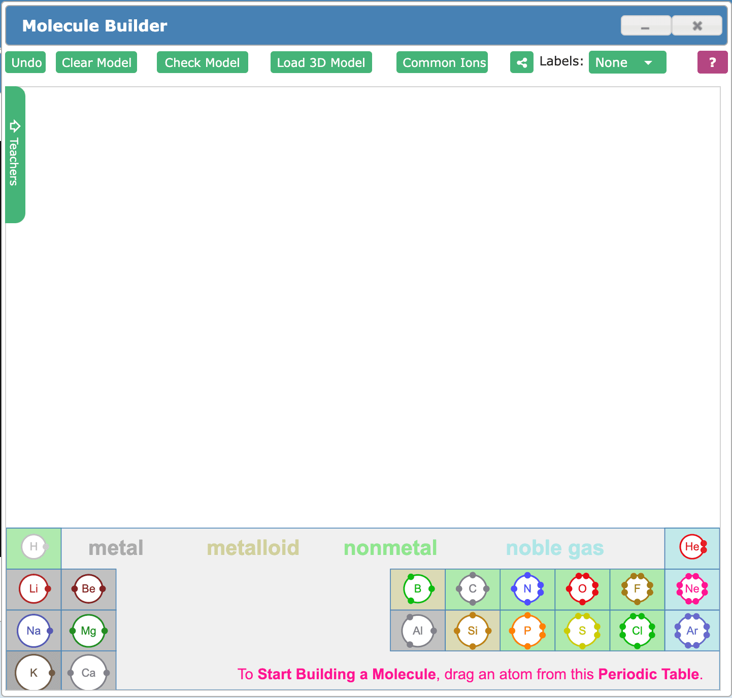 Atomsmith Molecule Builder